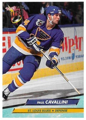 Cavallini, Paul / 1992-93 St. Louis Blues / Ultra #185