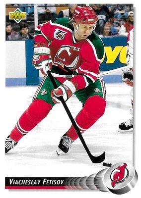 Fetisov, Viacheslav / 1992-93 New Jersey Devils / Upper Deck #278