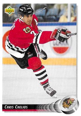 Chelios, Chris / 1992-93 Chicago Blackhawks / Upper Deck #159