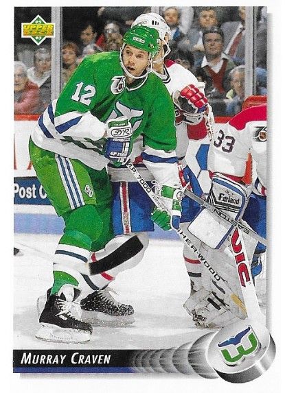 Craven, Murray / 1992-93 Hartford Whalers / Upper Deck #49