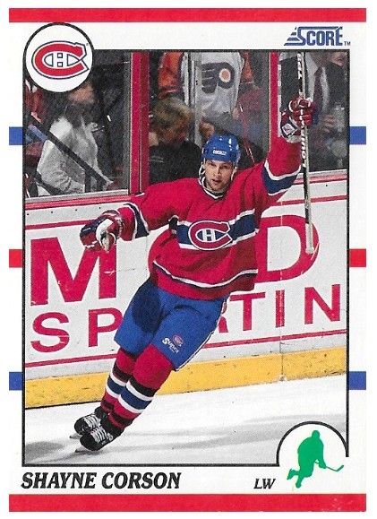Corson, Shayne / 1990-91 Montreal Canadiens / Score #213