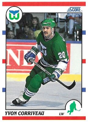Corriveau, Yvon / 1990-91 Hartford Whalers / Score #302