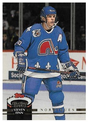 Finn, Steven / 1992-93 Quebec Nordiques / Stadium Club #384