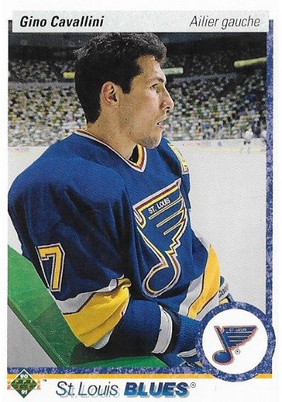 Cavallini, Gino / 1990-91 St. Louis Blues / Upper Deck #38