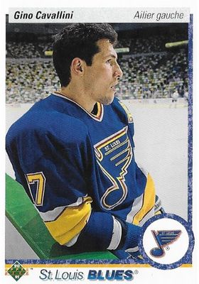 Cavallini, Gino / 1990-91 St. Louis Blues / Upper Deck #38