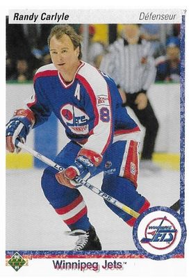 Carlyle, Randy / 1990-91 Winnipeg Jets / Upper Deck #331