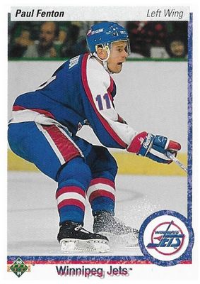 Fenton, Paul / 1990-91 Winnipeg Jets / Upper Deck #92
