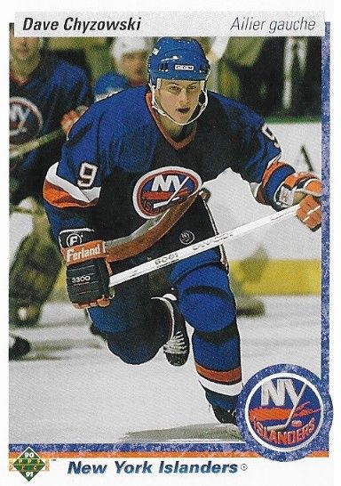 Chyzowski, Dave / 1990-91 New York Islanders / Upper Deck #228