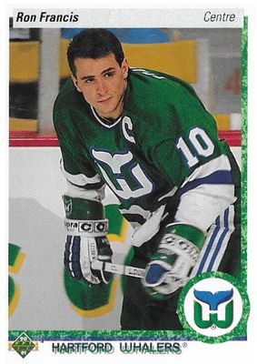 Francis, Ron / 1990-91 Hartford Whalers / Upper Deck #67