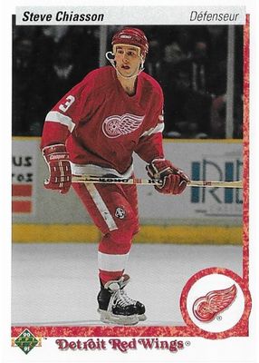 Chiasson, Steve / 1990-91 Detroit Red Wings / Upper Deck #96