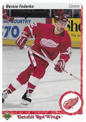 Federko, Bernie / 1990-91 Detroit Red Wings / Upper Deck #58