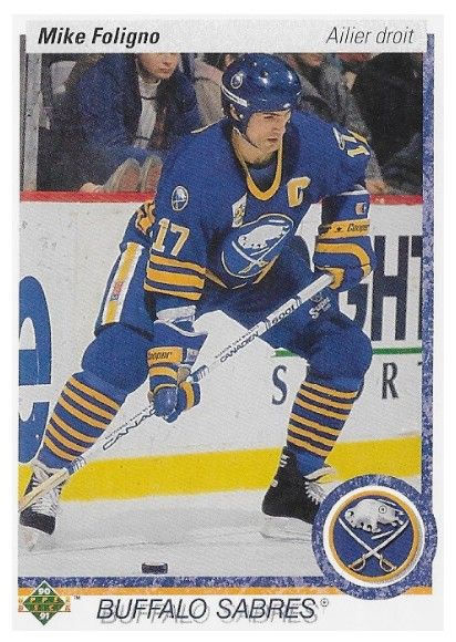 Foligno, Mike / 1990-91 Buffalo Sabres / Upper Deck #378