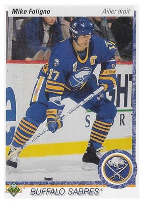 Foligno, Mike / 1990-91 Buffalo Sabres / Upper Deck #378