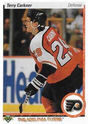 Carkner, Terry / 1990-91 Philadelphia Flyers / Upper Deck #398