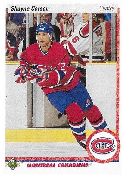 Corson, Shayne / 1990-91 Montreal Canadiens / Upper Deck #280