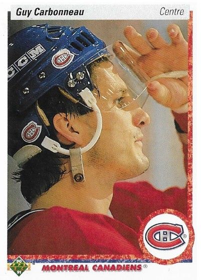 Carbonneau, Guy / 1990-91 Montreal Canadiens / Upper Deck #188