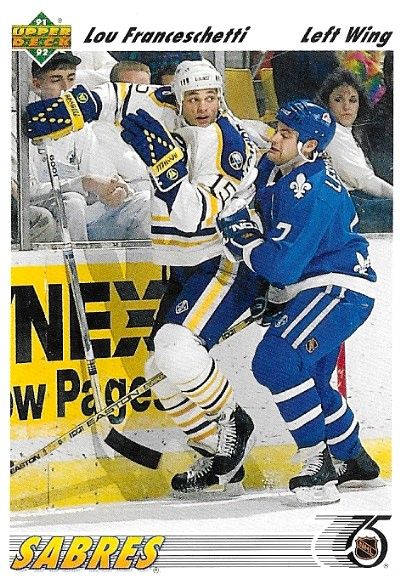 Franceschetti, Lou / 1991-92 Buffalo Sabres / Upper Deck #399