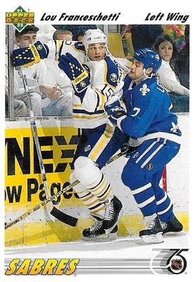 Franceschetti, Lou / 1991-92 Buffalo Sabres / Upper Deck #399
