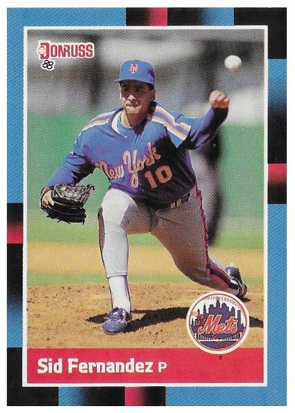 Fernandez, Sid / 1988 New York Mets / Donruss #118