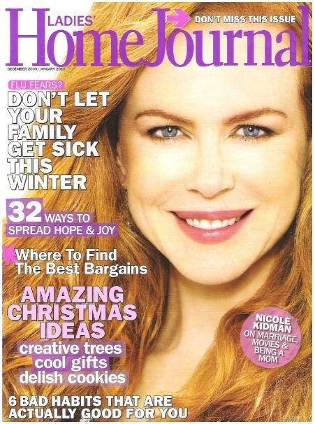 Ladies&#39; Home Journal / Nicole Kidman | December 2009 - January 2010