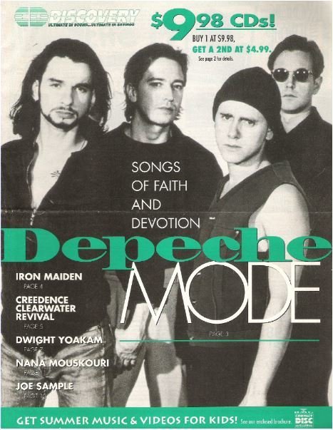 CD Discovery / Depeche Mode - Songs of Faith and Devotion | 1993