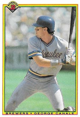 Canale, George / 1990 Milwaukee Brewers / Bowman #392
