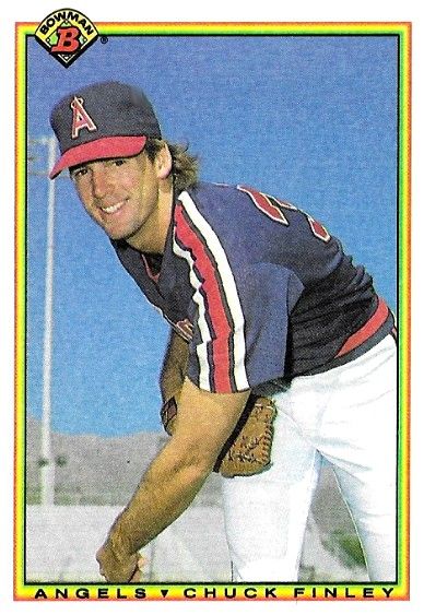 Finley, Chuck / 1990 California Angels / Bowman #289