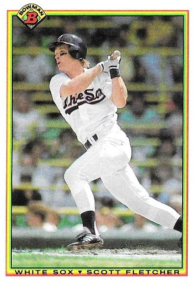 Fletcher, Scott / 1990 Chicago White Sox / Bowman #319