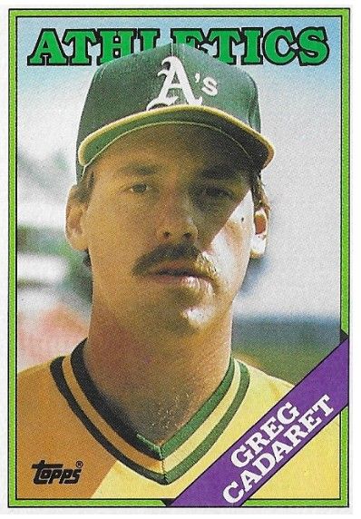 Cadaret, Greg / 1988 Oakland Athletics / Topps #328