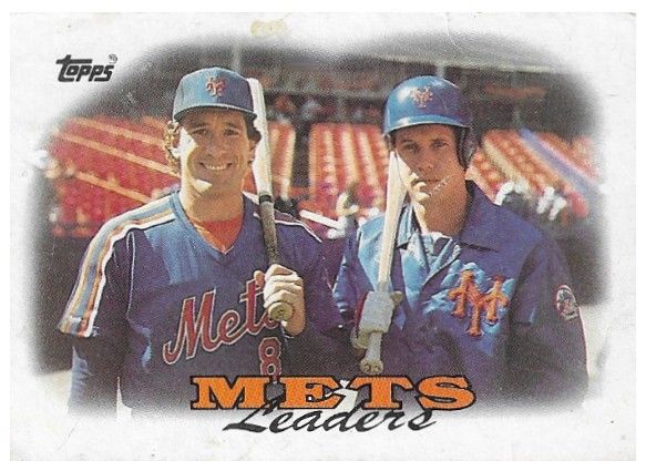Carter, Gary / 1988 New York Mets / Topps #579 / with Kevin McReynolds