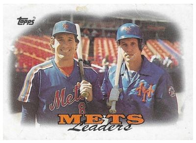 Carter, Gary / 1988 New York Mets / Topps #579 / with Kevin McReynolds