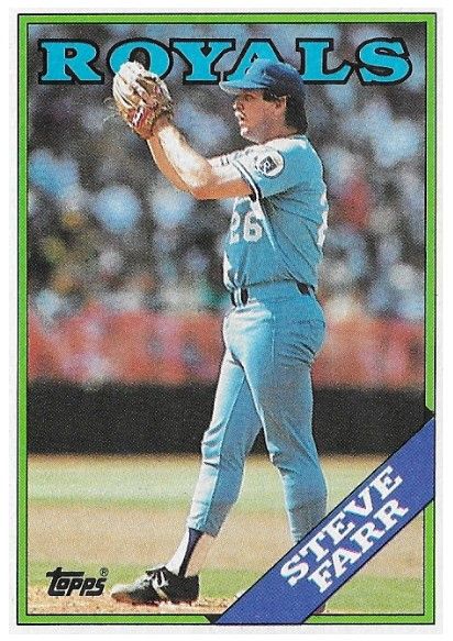 Farr, Steve / 1988 Kansas City Royals / Topps #222