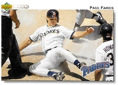 Faries, Paul / 1992 San Diego Padres / Upper Deck #310