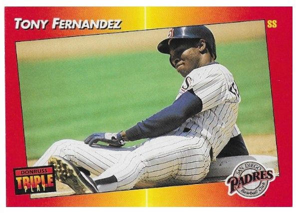 Fernandez, Tony / 1992 San Diego Padres / Triple Play #165