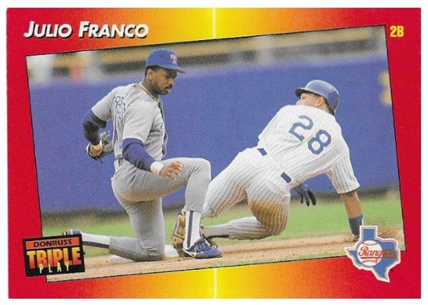 Franco, Julio / 1992 Texas Rangers / Triple Play #83