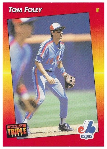 Foley, Tom / 1992 Montreal Expos / Triple Play #2