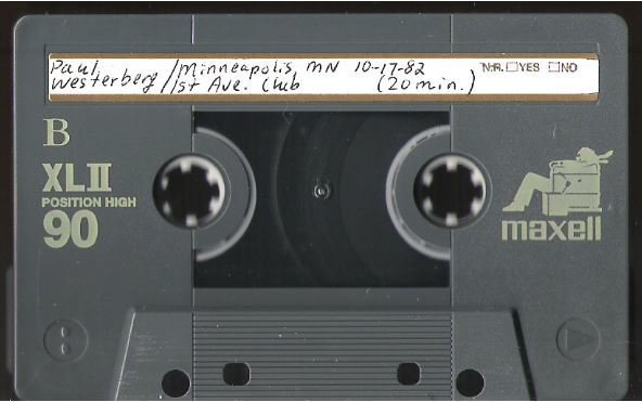 Westerberg, Paul / Minneapolis, MN (1st Avenue Club) 10-17-82