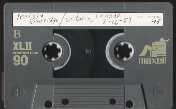 Etheridge, Melissa / Ontario, Canada 3-16-89