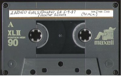 Indigo Girls / Decatur, GA (Decatur Square) 5-9-87