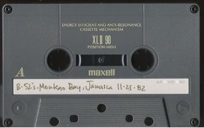 B-52&#39;s, The / Montego Bay, Jamaica 11-25-82 | Live Cassette (1982)