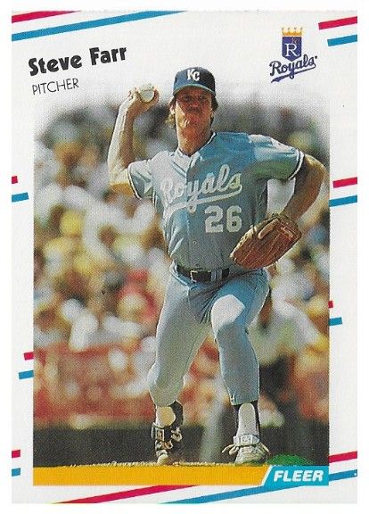 Farr, Steve / 1988 Kansas City Royals / Fleer #256