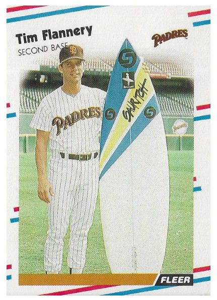 Flannery, Tim / 1988 San Diego Padres / Fleer #582