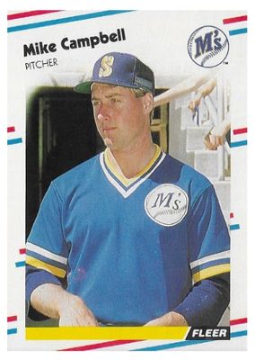 Campbell, Mike / 1988 Seattle Mariners / Fleer #372