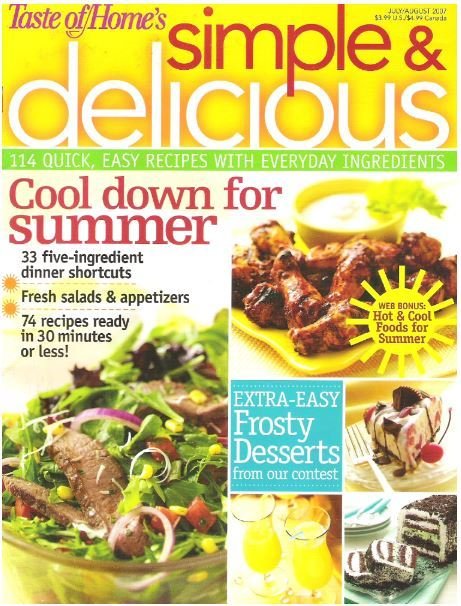 Simple + Delicious / Cool Down for Summer / July - August 2007