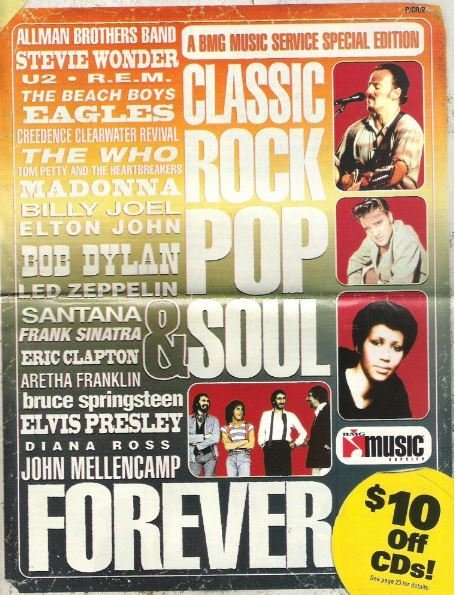 BMG Music Service / Classic Rock Pop + Soul Forever | Catalog (1999)