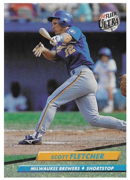 Fletcher, Scott / 1992 Milwaukee Brewers / Ultra #381