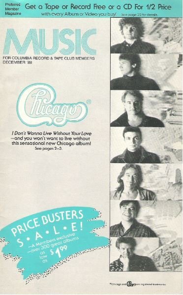 Music / Chicago | Catalog | December 1988