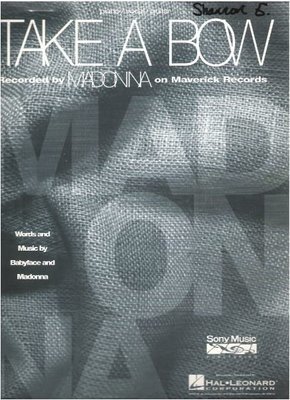 Madonna / Take a Bow / Sony Music Publishing | Sheet Music (1994)