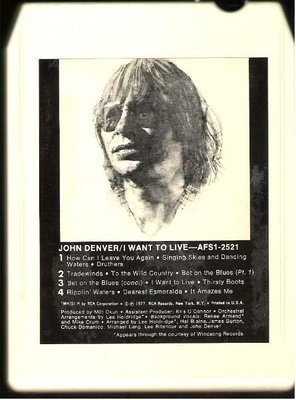Denver, John / I Want to Live / RCA AFS1-2521 (1977)