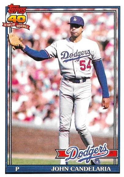 Candelaria, John / 1991 Los Angeles Dodgers / Topps #17T